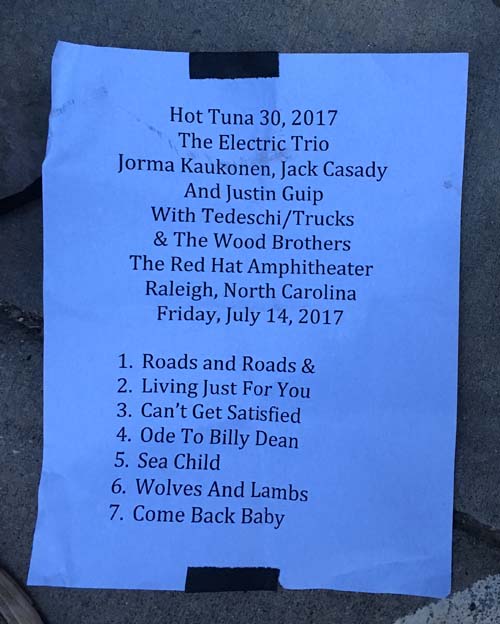 Hot Tuna setlist