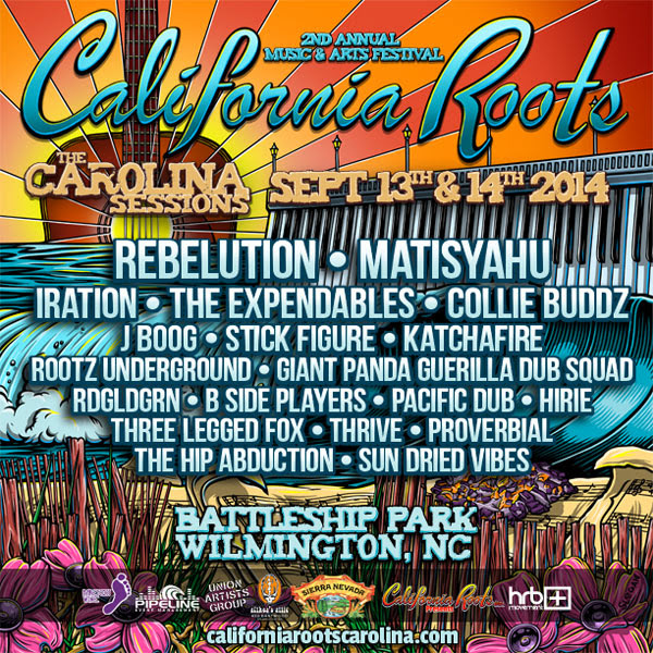 California Roots The Carolina Sessions Full Lineup Announced Leeway